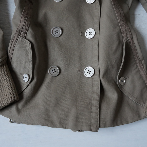 Armani Exchange A/X Trench Coat Jacket Size XS - Picture 3 of 8